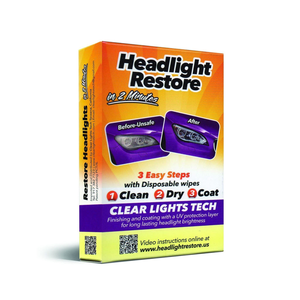 Headlight Restore Wipes Free Shipping NZ Wide! Dr Colorchip New Zealand